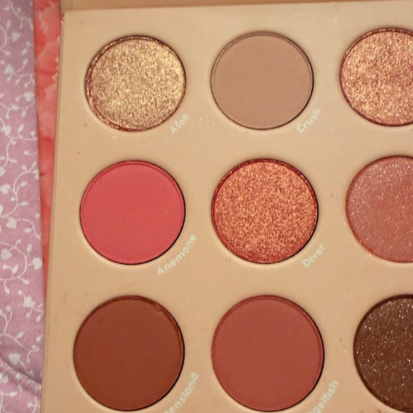 ColourPop Coast to Coral Eyeshadow Set - and Blush both Brand new in box - Picture 3 of 8